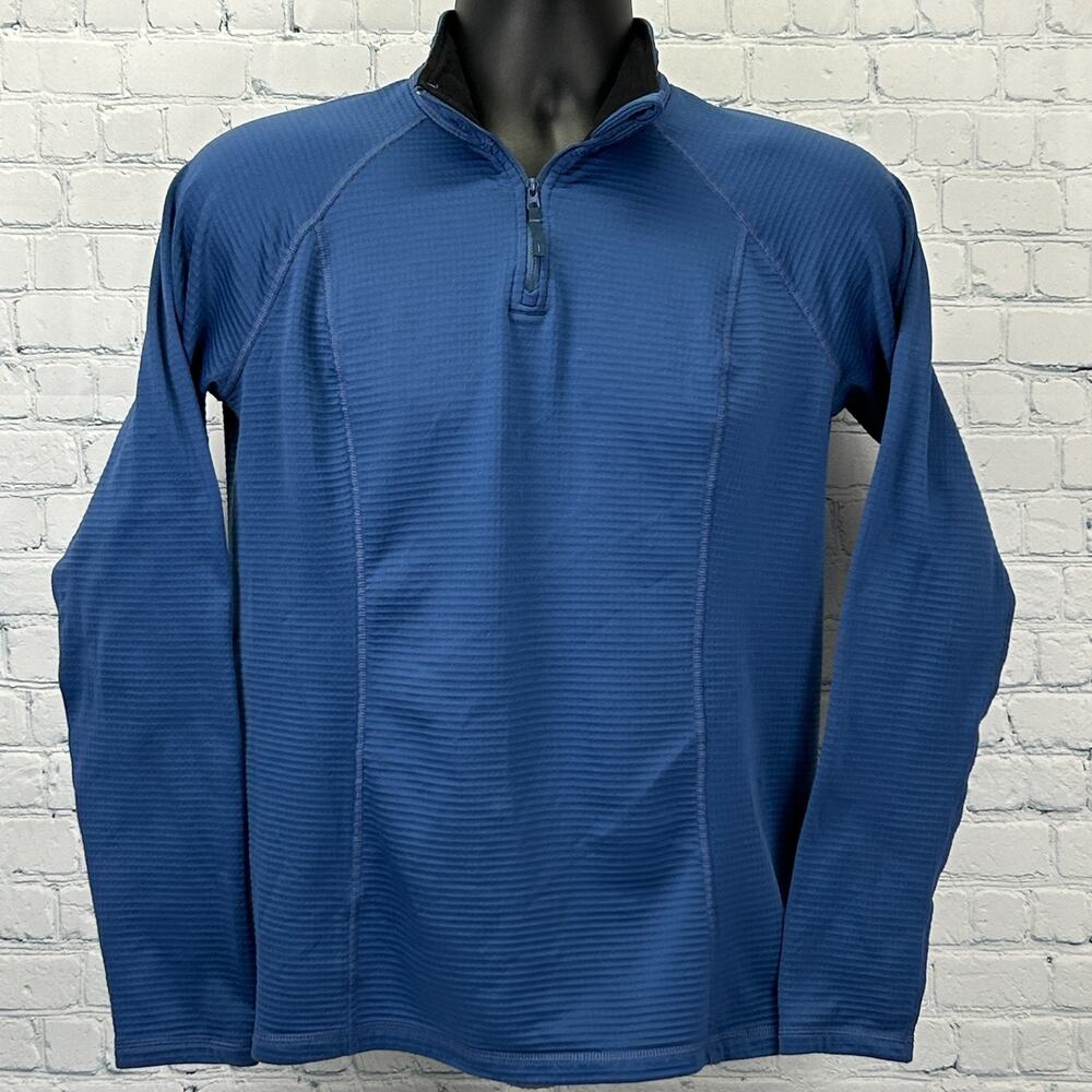5.11 Tactical Stratos 1/4 Quarter Zip Fleece Pullover Shirt Blue Womens M Medium